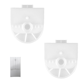 2-Pack AHJ72909001 Refrigerator Freezer Drawer Roller, Compatible with LG Kenmore Bottom Freezer Refrigerator Drawer, Replaces AHJ73329901 AP4671331 PS3532772 EAP3532772