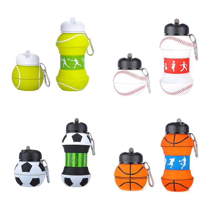 Outdoor Sports Water Bottle Household Silicone Folding Student Water Cup