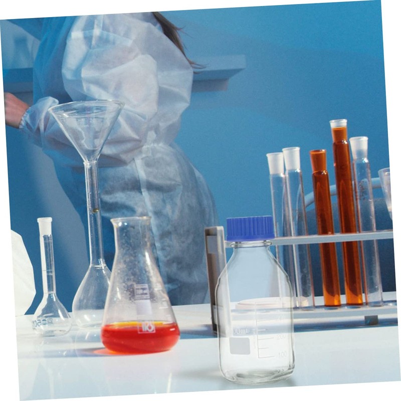 ABOOFAN 2pcs Reagent Bottles with Calibration Sample Sealing Containers Chemistry