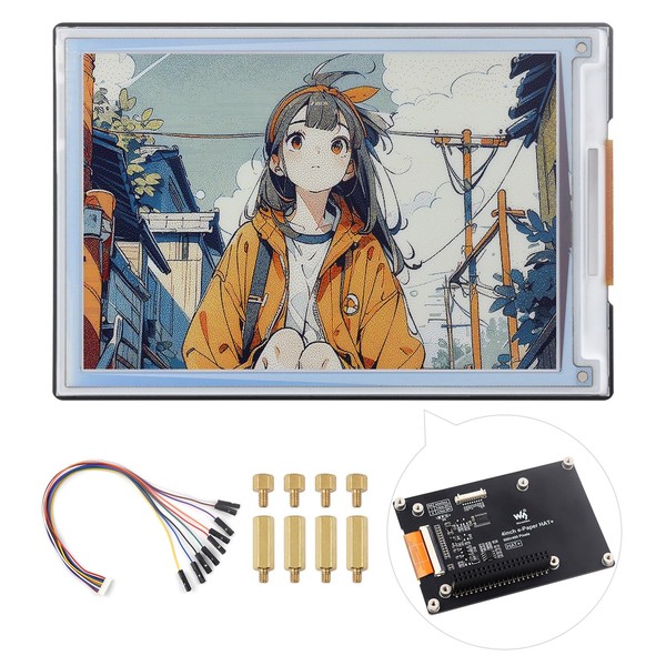 Waveshare 4 inch e-Paper E6 (Spectra 6) Full-Colour Supports HAT+Standard