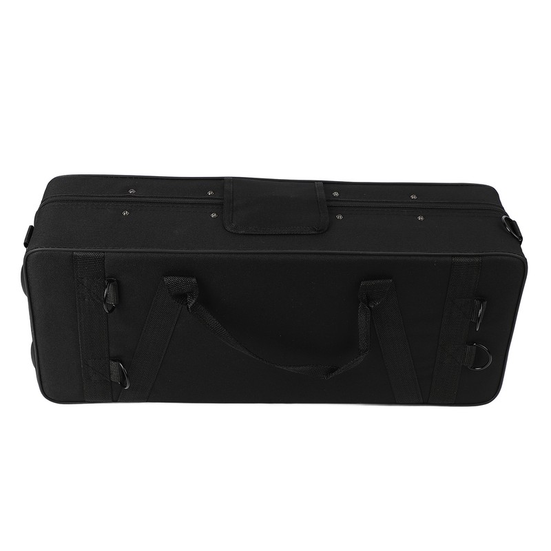 Trumpet Storage Box with Shoulder Strap Multiple Compartments Oxford Cloth
