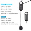 UHF Headset Wireless Microphone Professional Wireless Mic Set 6.35mm Receiver