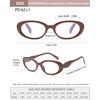 EYEURL Oval Reading Glasses for women-4 Pack Blue Light Blocking