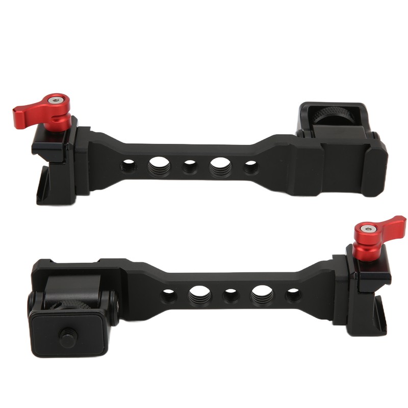 180° Rotatable Extension Bracket for Monitor Microphone LED Light for