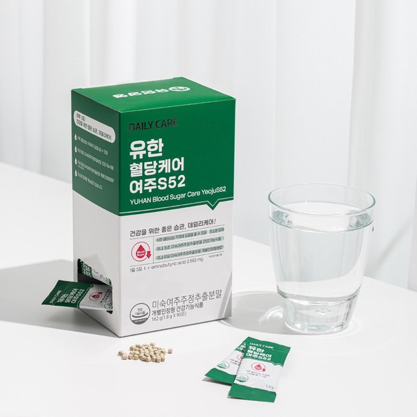 Yuhan Corporation Yeoju Blood Sugar Care S52 Yeoju Extract Powder Pills (1 month supply) / 유한양행 여주 혈당케어 S52 여주추출분말 환 1개월분