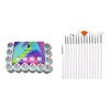 Mussa Kit Gel Painting Gama De 12pz + 15 Pinceles
