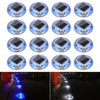 VOLISUN Solar Driveway Lights Dock Marine Lights 16 Pack,2 Colors