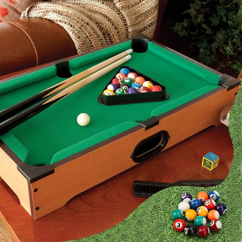 Lwuey Mini Billiard Balls Set, Resin Children Billiard Ball Easy