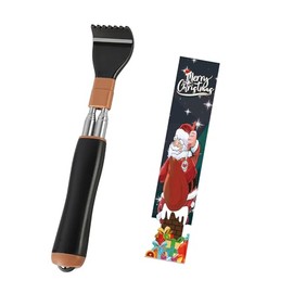 WOVTE Back Scratcher with Christmas Packaging & Dual Pole Anti Rotation, Stocking Stuffers for Men Women Adults, Christmas Gifts for Men Women Husband Dad Mom Wife, White Elephant Gifts for Adults