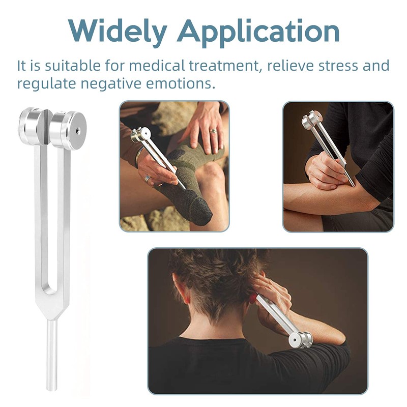 Tuning Fork WorthPlanet 128Hz Aluminum Alloy Tuning Fork Instrument with