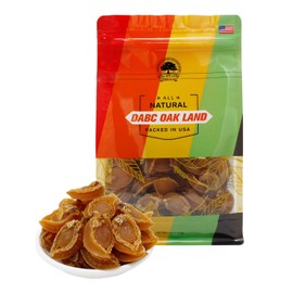 DABC OAK LAND1LB Dried Abalone Baoyu,Dried Seafood Jerky & Dried Meats 实惠款鲍鱼仔 80-100 pcs/LB 1LB=453g/Bag Seafood Rich in Collagen 100% Natural Sun Dried Seafood