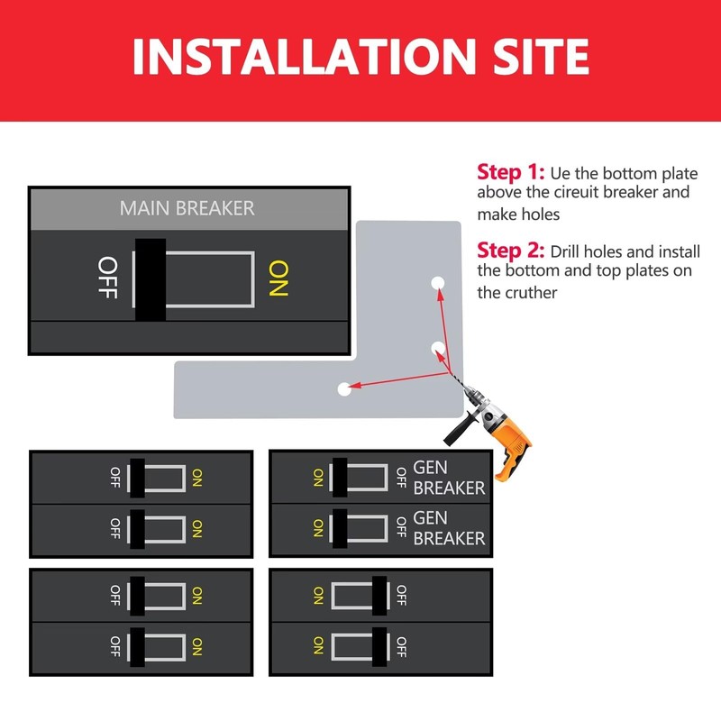 2024 Latest version New Generator Interlock Kit Fit for Murray/Siemens