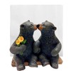 Napkin Holder with Kissing Bears Cabin Rustic Style Dining Décor