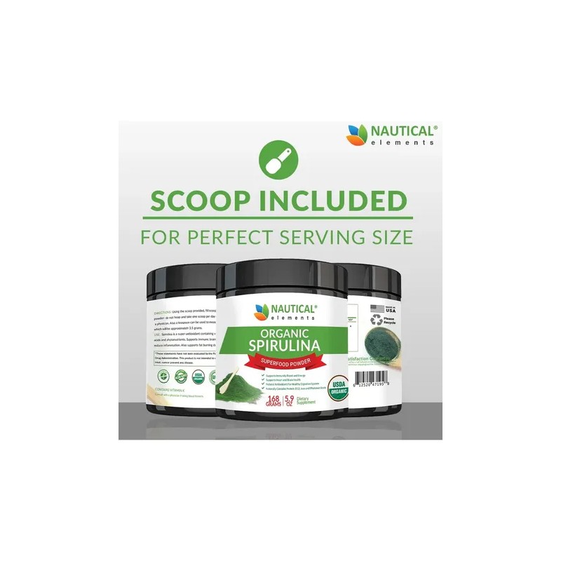Espirulina En Polvo Orgánico Usda De Alta Calidad De Algas