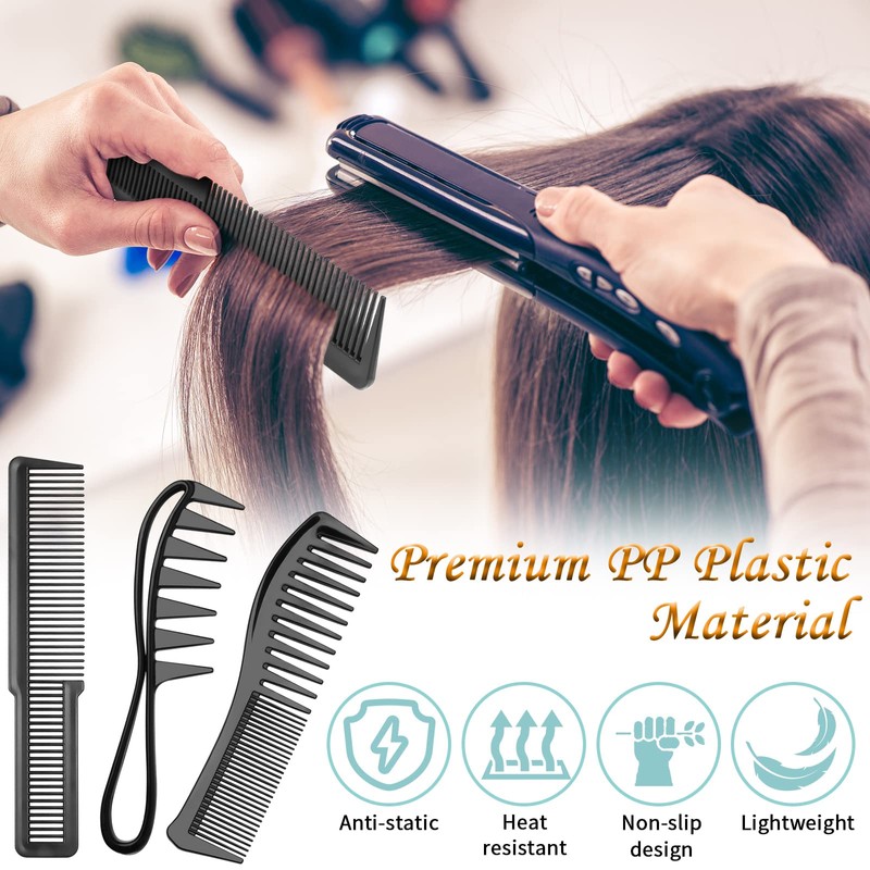 Comb Kit, Pack of 3 Styling Comb for Men and