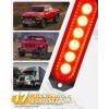 Safety Warning Light Emergency Strobe Grille Lights 4Pcs 6 LED