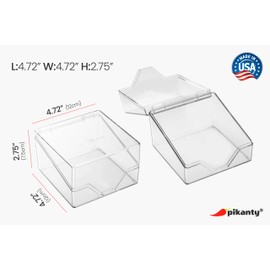 Pikanty - American Sliced Cheese Holder | Storage Container for Fridge | Easy to Clean | Airtight storage | Leak Proof | Freshness | Made in USA