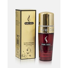 Iso Beauty 24K Pure Gold Flakes Anti-Aging Eye Treatment Serum W/Collagen - 1.37oz