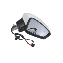 Unbranded WHITE Passenger Side Mirror For VW Tiguan Blind Spot Heated 2018-2021 RH