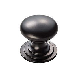 Carlisle Brass M47 M47BMB FTD Victorian KNOB 32MM, Matt Black