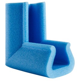 Biyomap : Biyosafe : Foam Corner Protector : Sides 100mm Long : for Artwork 35 to 45mm Depth : Set of 4