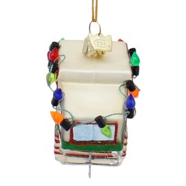 4.25-Inch Noble Gems™ Glass Pop-Up Camper Ornament