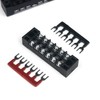 YUSHIBO 15pcs(5 Sets) Dual Row 6 Position Screw Barrier Terminal