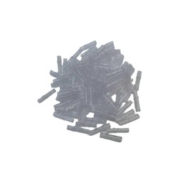 Lonestar Technik Pins Clamping Blocks, Pack of 100, Size 3L with Friction, Trans Clear, Compatible with All Standard Manufacturers, Gobricks, Blue Pins 6558, Easy to Replace with Matching Colours