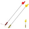 Ipetboom 2pcs Telescopic Hand Pointers with Soft Handles Extendable Finger