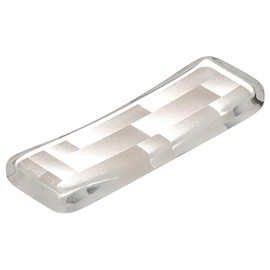 Sunlife O-00874 Chopsticks Rest, Glass, 2.8 x 2.8 inches (7 x 5 cm), Bran, Decoration, Transparent, Made in Japan