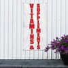 Vertical Vinyl Banner Multiple Sizes Vitamins and Supplements Business Outdoor