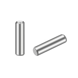 uxcell 3 x 12mm(Approx 1/8") Dowel Pin 304 Stainless Steel Wood Bunk Bed Dowel Pins Shelf Pegs Support Shelves 25Pcs