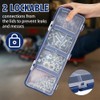 Qezodsx 4 PCS Screw Organizers and Storage Bins with Locks