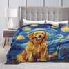 Golden Retriever Blanket for Golden Retriever Lovers, Puppy Gifts for