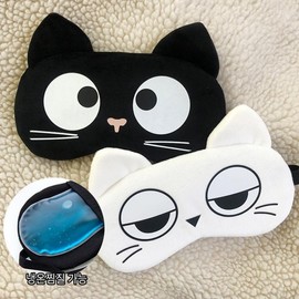 Meow eye patch Sleeping mask (2 types) white 2ea