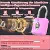 Anweller Padlock Fingerprint Padlock with Key Weatherproof, Fingerprint and Bluetooth