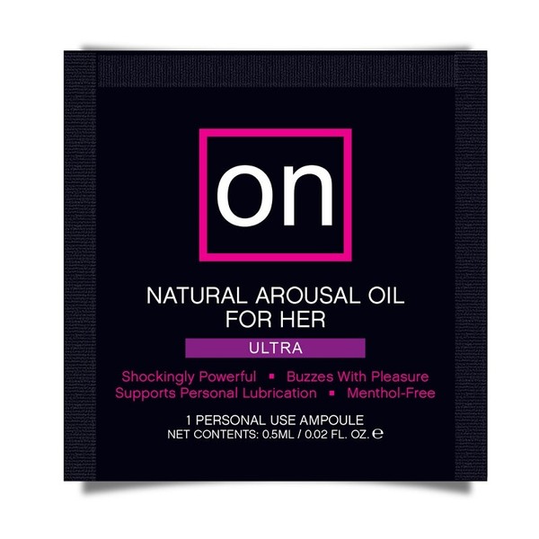 Sensuva On Natural Arousal Oil For Her Ultra Single Use Sachet 0.5ml