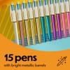 BIC 4-Color Rainbow Shine Limited Edition Set, Box of 15