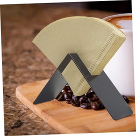 Ciieeo Coffee Filter Paper Stand Coffee Filters Holder Container for Organized Storage Creative Design for Clean and Tidy Desktop Convenient Open Style and Sturdy Construction