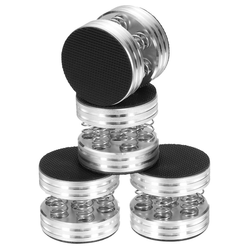 Isolation Plaform Pad Feet Stand Spikes for Record Players/Subwoofer/Turntable/Amplifier/Speaker/Recorder (Auluminum