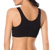 Fruit of the Loom Women's Built-Up Sports Bra, Blushing Rose/Black/White-3
