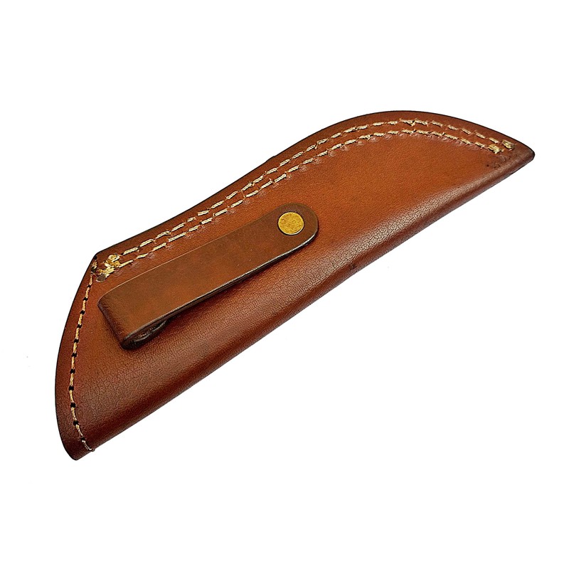 7" long handmade leather knife sheath for 7"—9" fixed blade