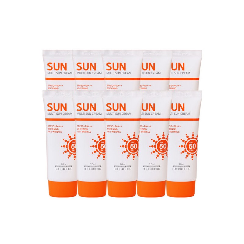 Food Aholic (10 Pieces) Food Aholic Multi Sun Cream 70ml