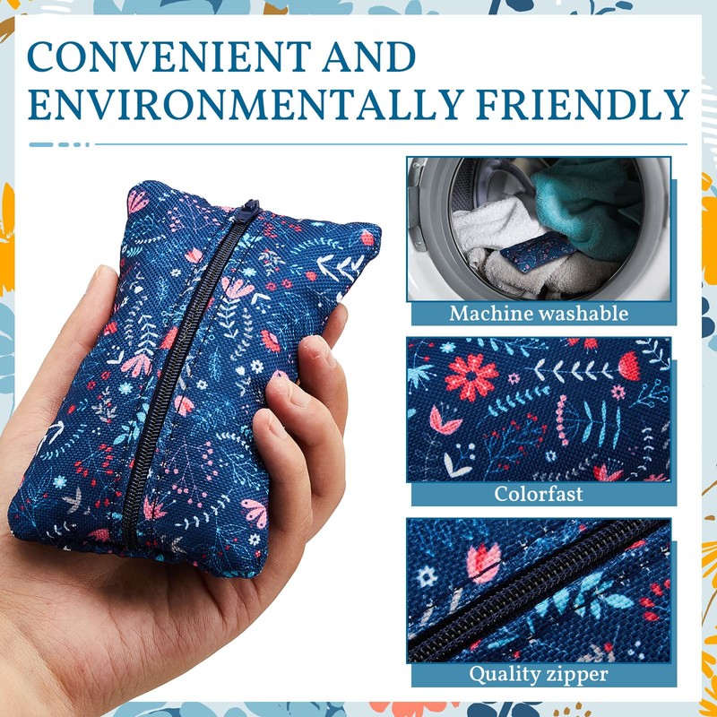 5 Pieces Tissues Purse Pocket Tissue Holder Reusable Travel Tissue