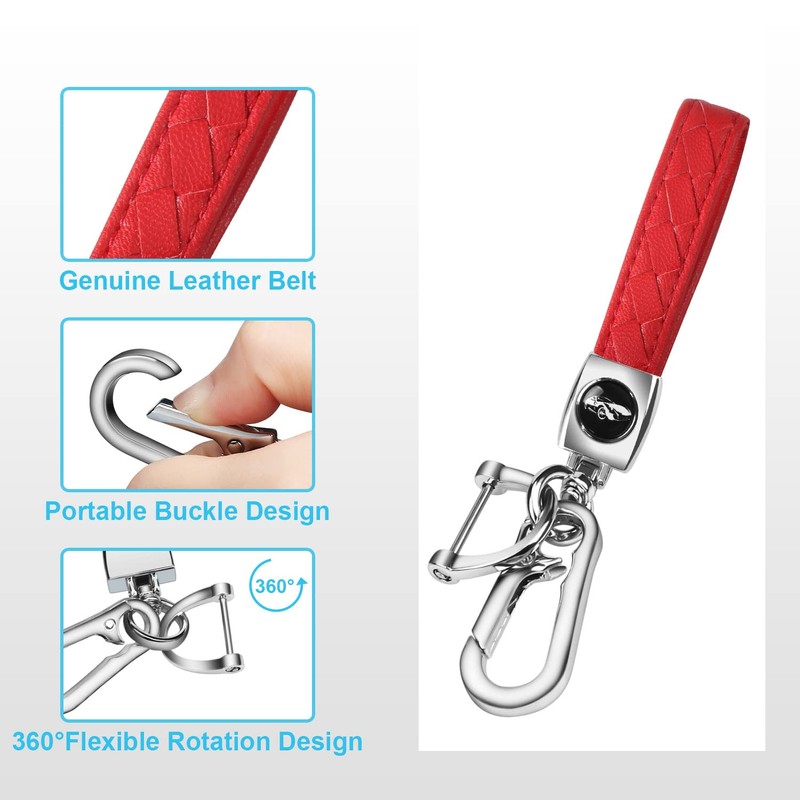 QBUC for Toyota Key Fob Cover with Keychain Premium TPU