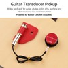 Sound Hunter Guitar Transducer Pickup Piezo Pickup for Acoustic Guitar