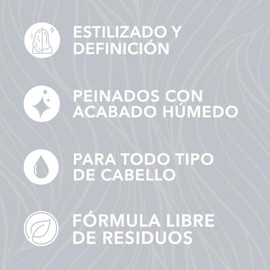 HIDRACOLOR Gel Wash, Cera Cabello, Fijación Inmediata Aspecto Húmedo 280g