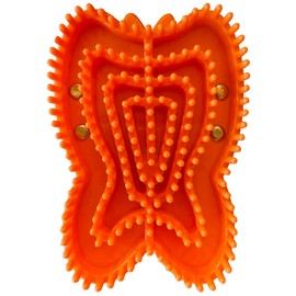 Epona Wondrous Butterfly Groomer Horse Grooming Tool (Orange)