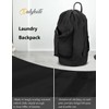 Dalykate Backpack Laundry Bag, Laundry Backpack with Shoulder Straps and