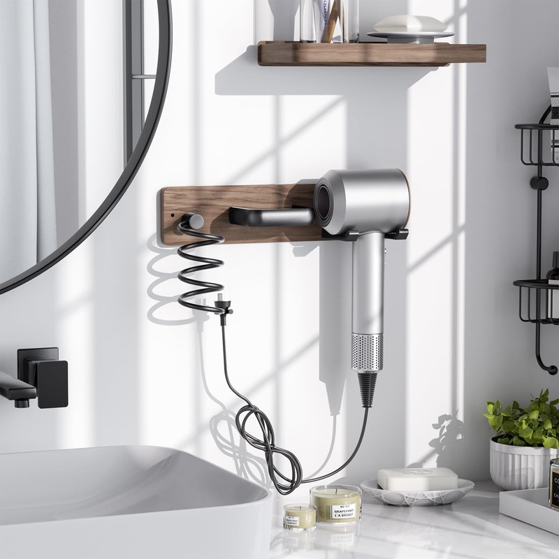 Tindbea Hair Dryer Holder Curling Iron Holder Flat Iron, Blow